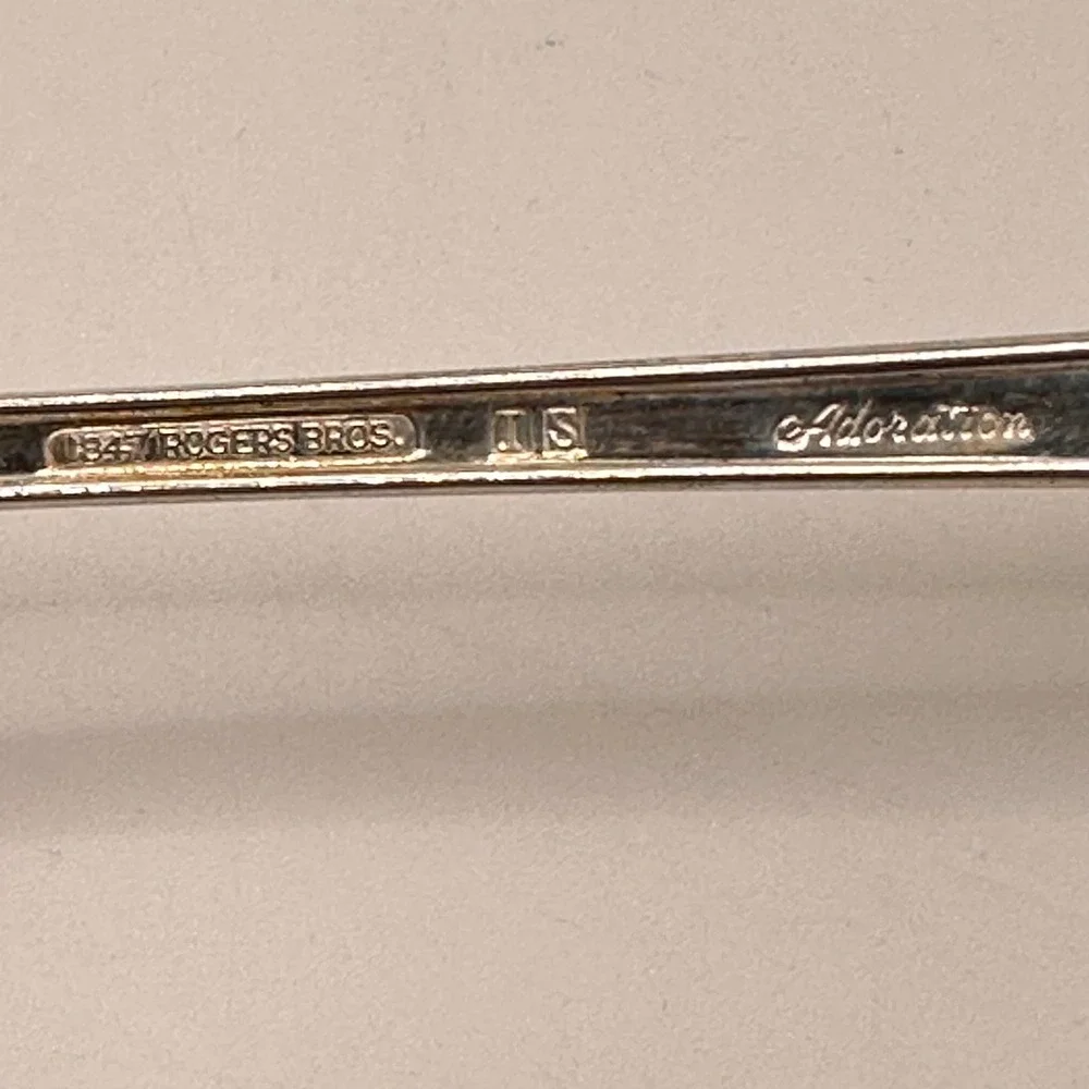 1847 Rogers‎ Bros Adoration Silverplate Dinner Fork Vintage International Silver